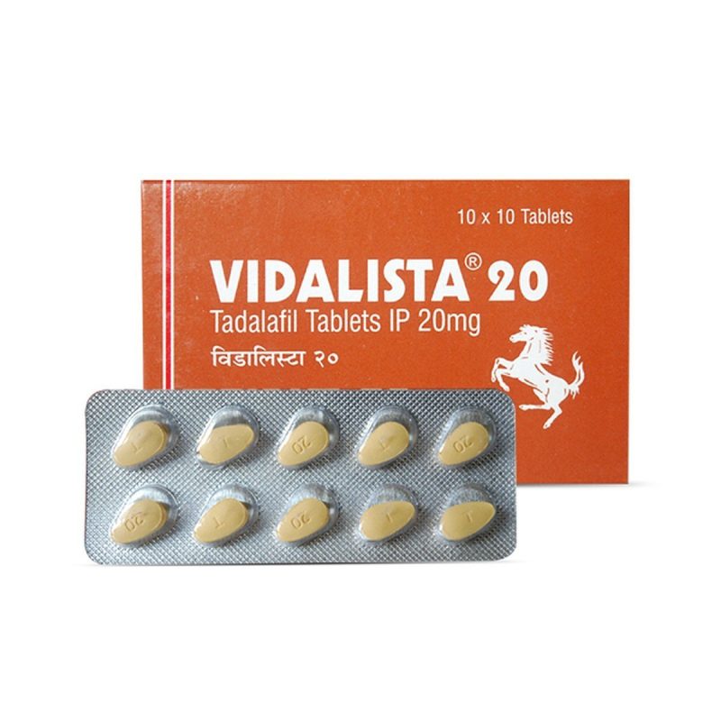 犀利士 Vidalista 20mg 學名藥 10顆裝｜他達拉非長效36小時，每顆低至$86