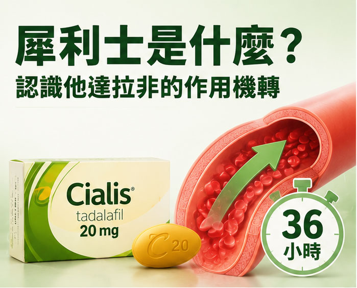 犀利士是什麼?認識他達拉非的作用機轉 🔍 犀利士是什麼?認識他達拉非的作用機轉 🔍