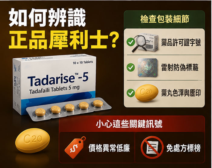 如何辨識正品犀利士？藥師傳授的防偽心法
