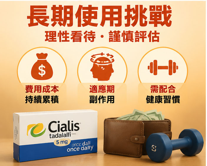 必須面對的挑戰：長期使用犀利士5mg的考量與缺點 ⚠️