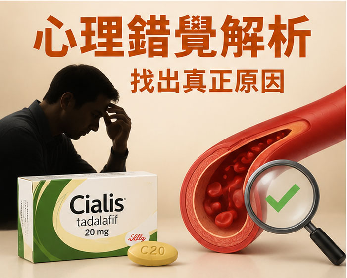 為什麼男性會產生「吃了犀利士會傷身」的心理錯覺？