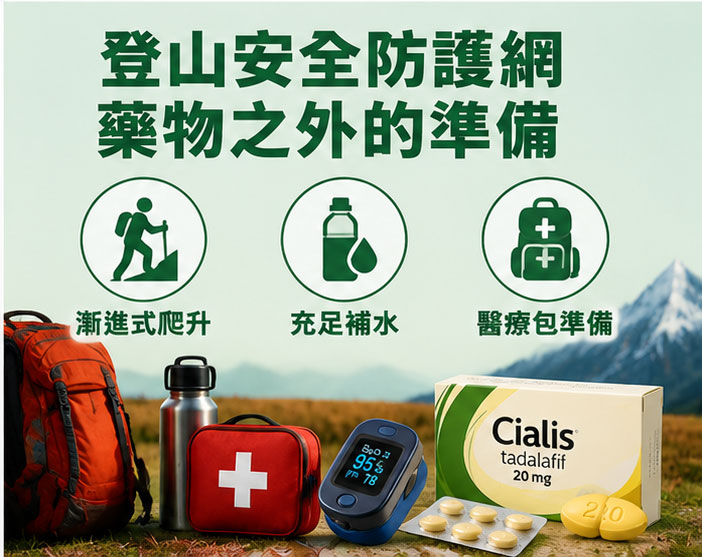 登山安全防護網：犀利士高山症預防之外的準備