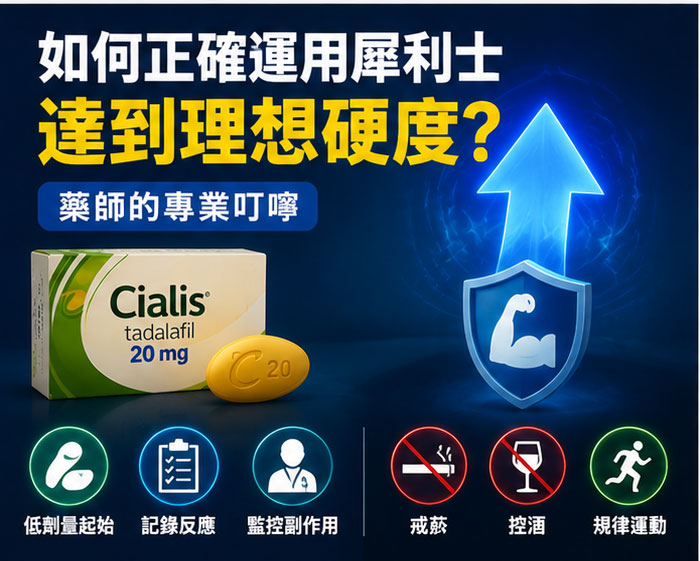 ⌛ 如何正確運用犀利士來達到理想硬度?藥師的專業叮嚀 ⌛ 如何正確運用犀利士來達到理想硬度?藥師的專業叮嚀