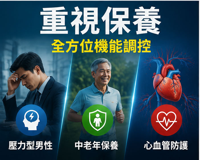 為什麼男性需要重視性功能保養與身體機能調控? 為什麼男性需要重視性功能保養與身體機能調控?