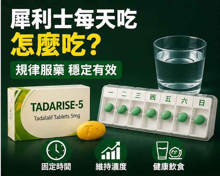 犀利士每天吃怎麼吃？藥師詳細說明犀利士每日錠劑量與規律服藥