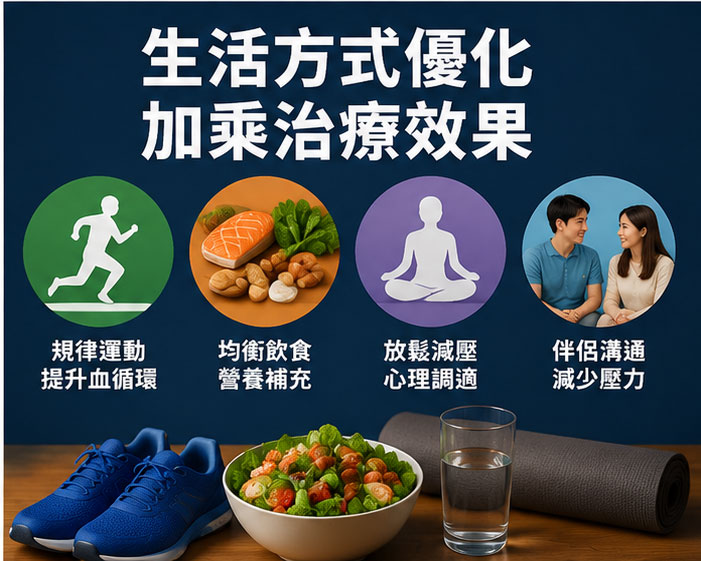 男性性功能改善的長遠之道:不僅是藥物,更是生活方式的全面優化 男性性功能改善的長遠之道:不僅是藥物,更是生活方式的全面優化