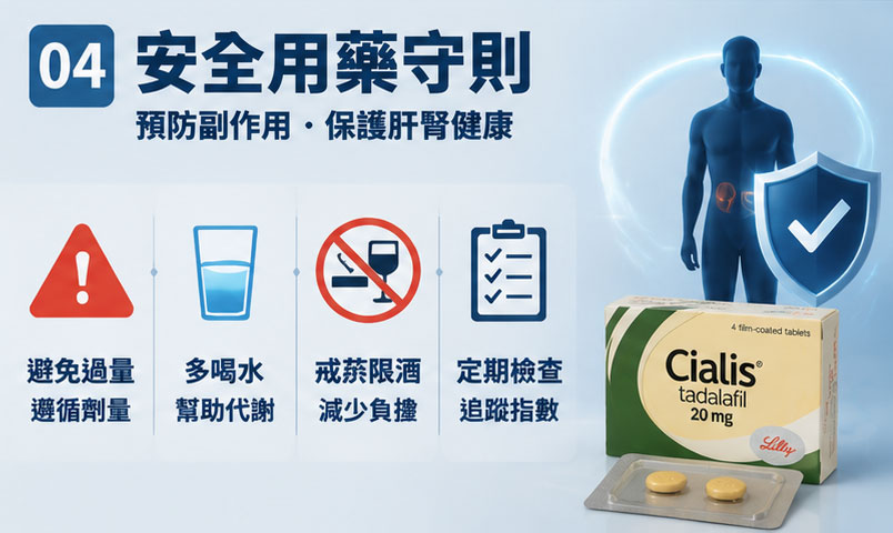 ⚠️ 醫師專業提醒：如何防範犀利士藥物過量造成的副作用？