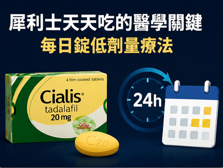 🧐 犀利士天天吃的醫學關鍵:什麼是每日錠低劑量療法? 🧐 犀利士天天吃的醫學關鍵:什麼是每日錠低劑量療法?